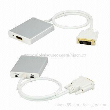 DVI Stereo USB to Display Port Converter, 1,920 x 1,200
